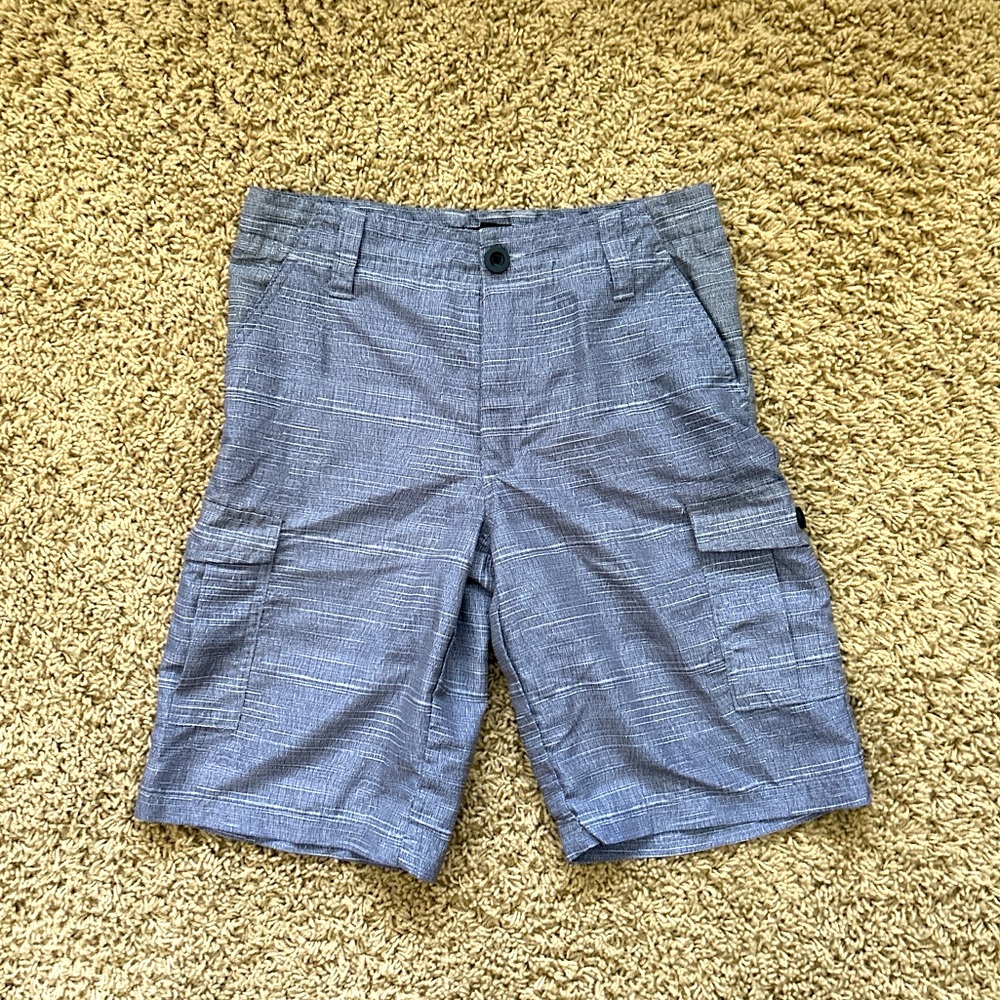 Boys Casual Dress Shorts in Grey, Size 10